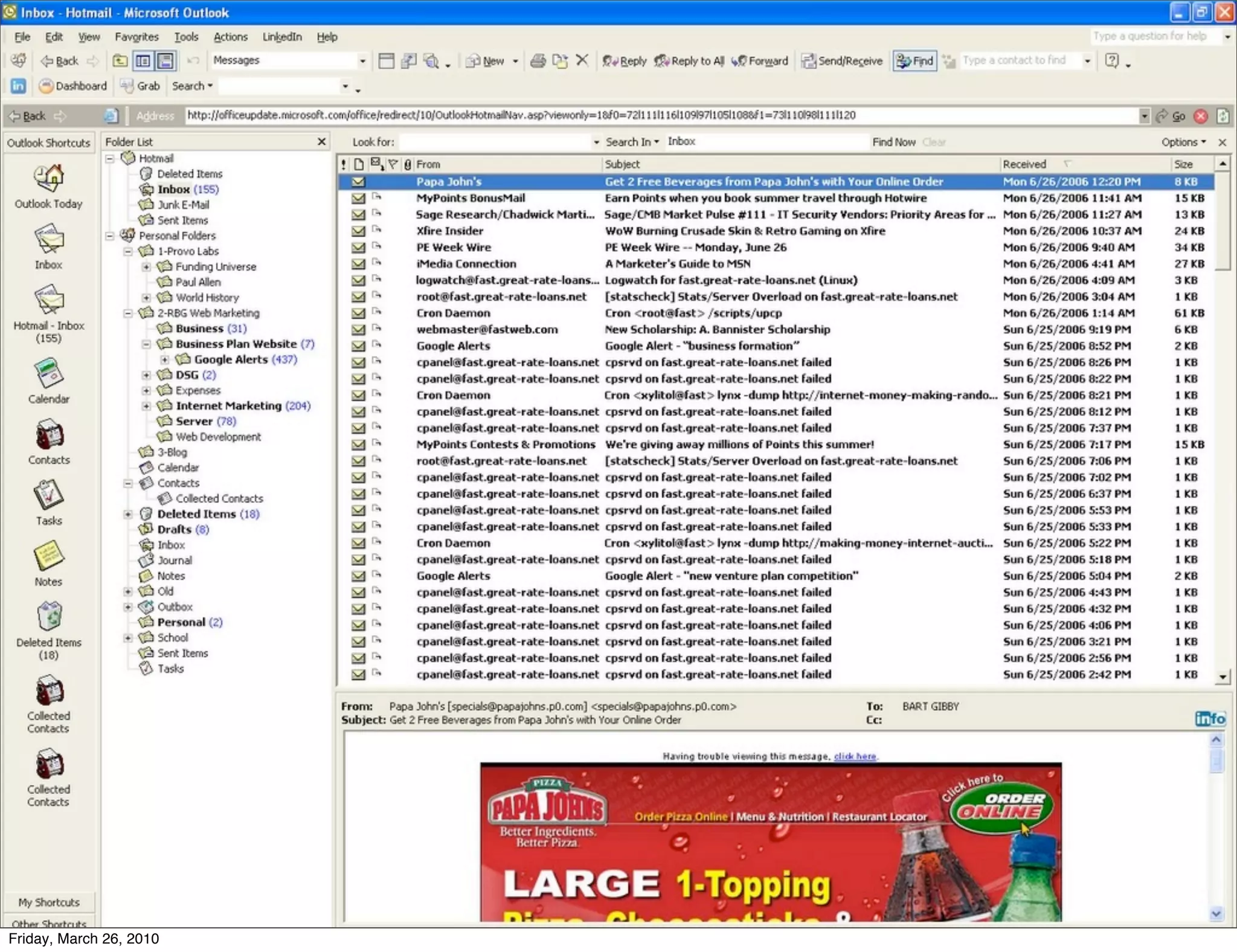 Friday, March 26, 2010
 