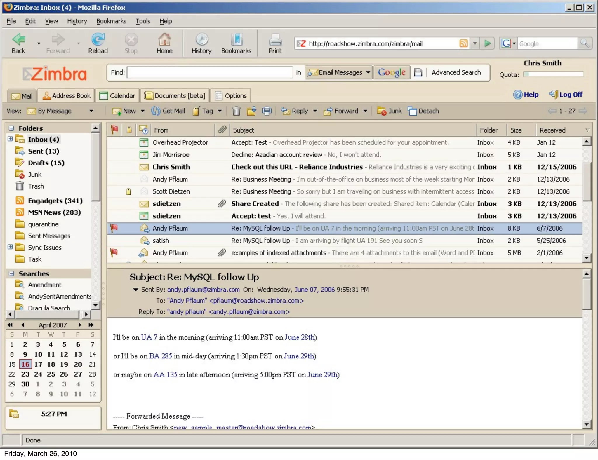 Friday, March 26, 2010
 