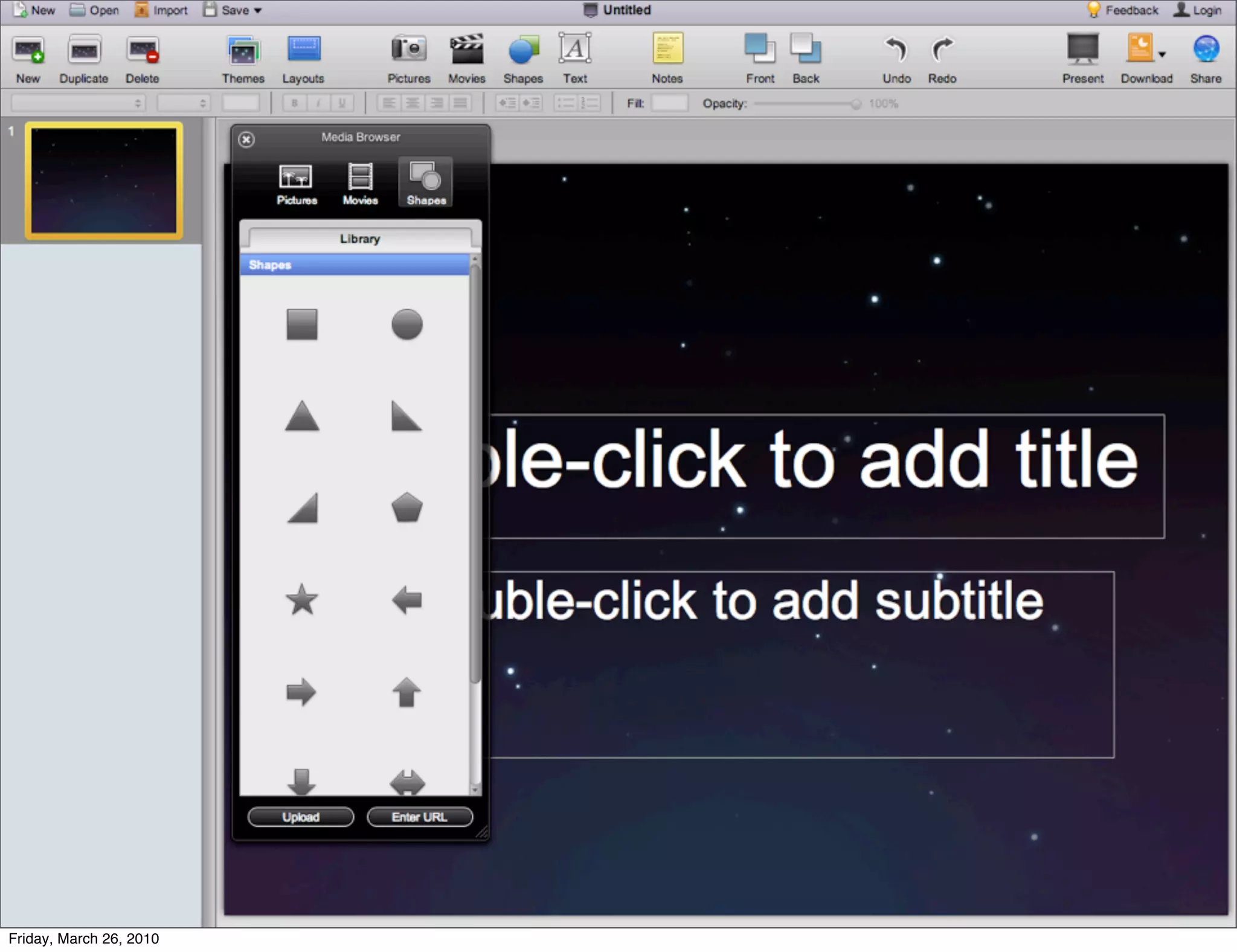 Friday, March 26, 2010
 