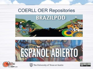 COERLL OER Repositories
 