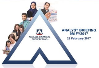 ANALYST BRIEFING
9M FY2017
22 February 2017
 