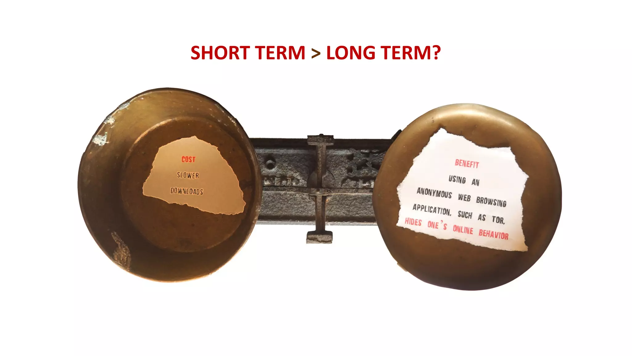 SHORT TERM > LONG TERM?
 