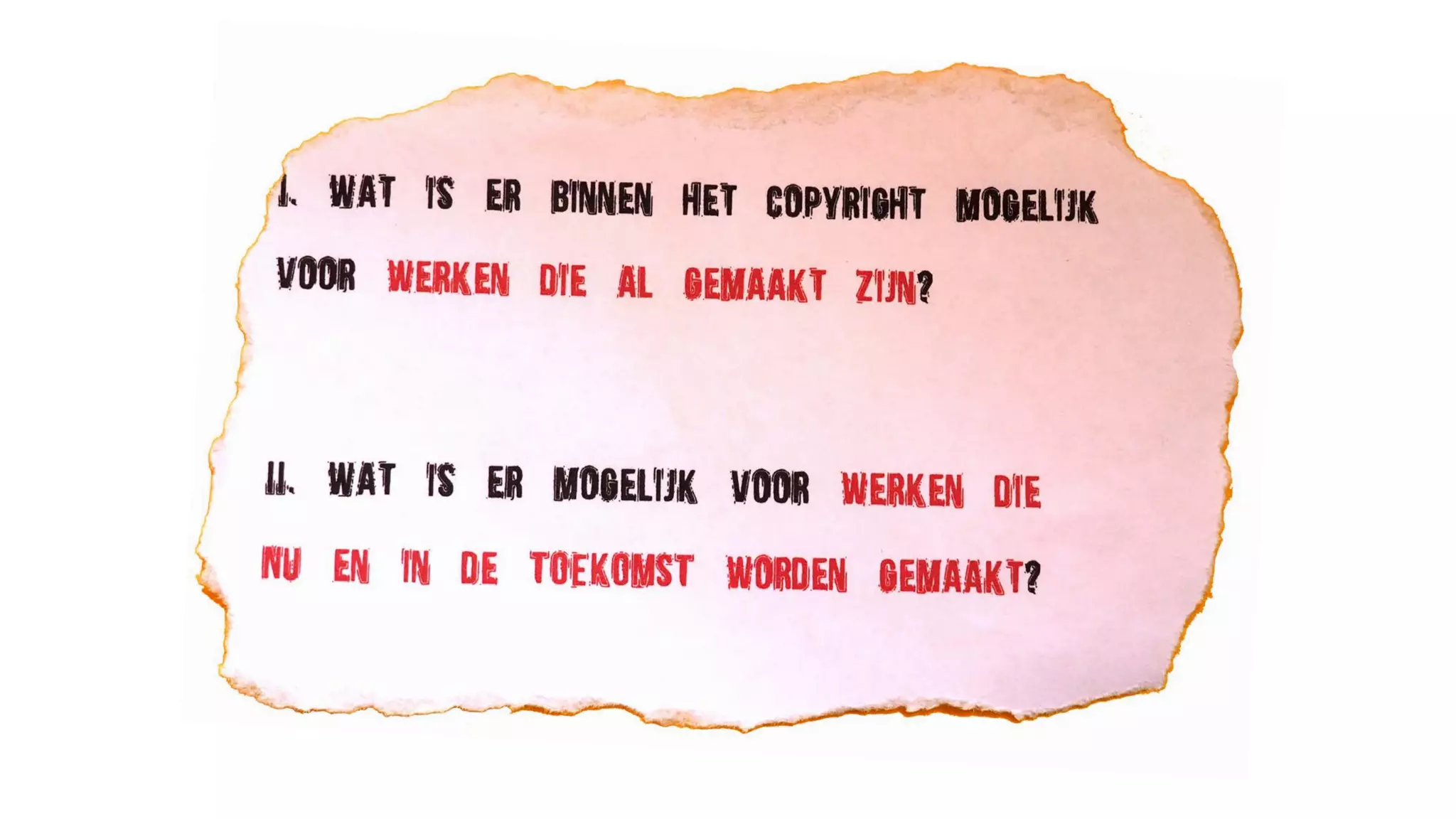 van onderzoekers/docenten/gebruikers
die onderzoeksdata verzamelen,
artikelen en studieboeken schrijven,
onderwijs geven en leermaterialen
hergebruiken
 