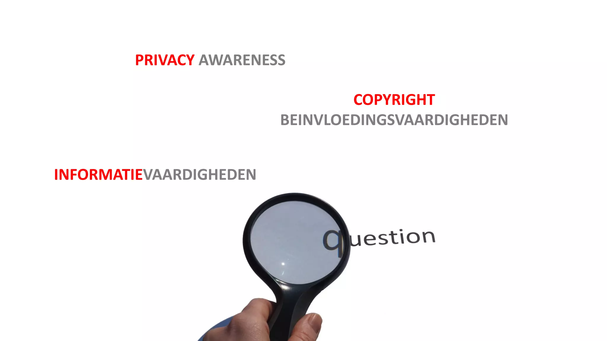 III. WIJS GEBRUIKERS
DE WEG
 