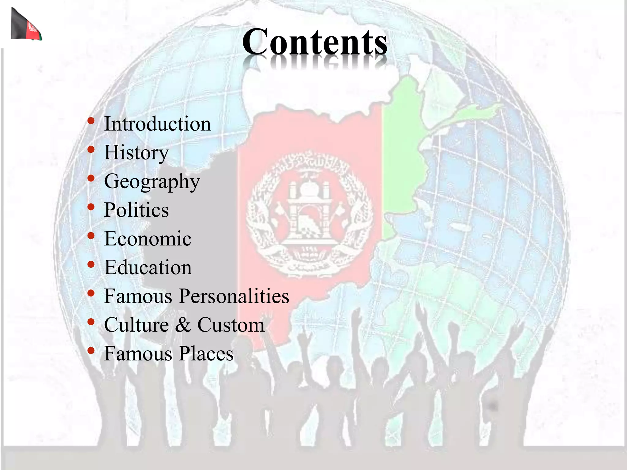 Presentation About Afghanistan By Zainudin Noori | PPTX