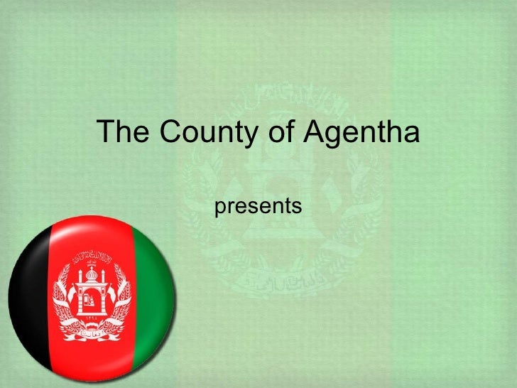 Afghanistan Flag PPT Template For PowerPoint Presentation