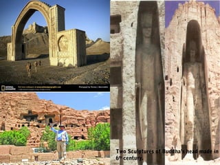 Two Sculptures of Buddha’s head made in 
6th century. 
 