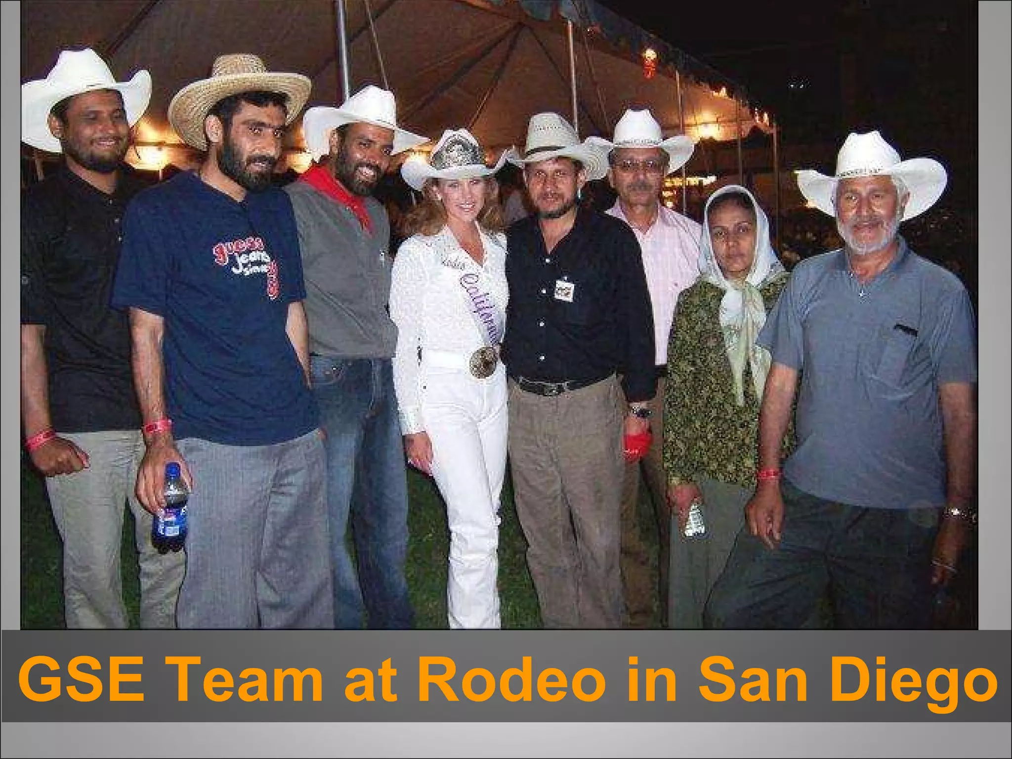 GSE Team at Rodeo in San Diego 