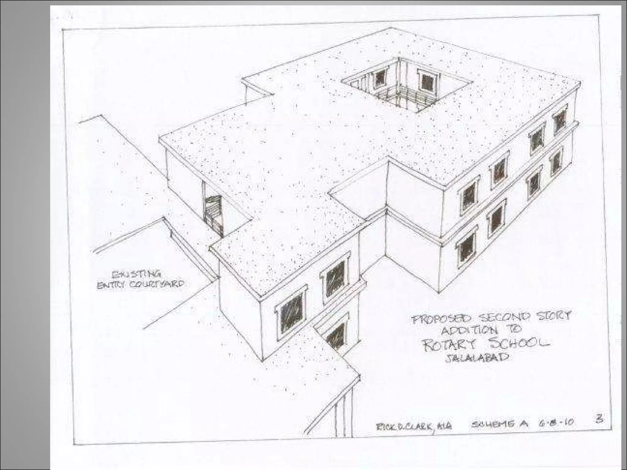 Slide of proposed second floor to be inserted 