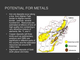 Mineral Resources of Afghanistan | PDF