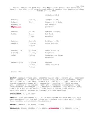 Attack on Afghanistan Formalised before 9/11: was Key to Unlock Route to Gas and Oil from Central Asian Republics.