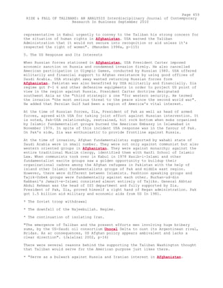 Attack on Afghanistan Formalised before 9/11: was Key to Unlock Route to Gas and Oil from Central Asian Republics.