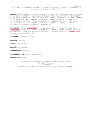 Attack on Afghanistan Formalised before 9/11: was Key to Unlock Route to Gas and Oil from Central Asian Republics.