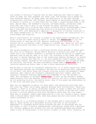 Attack on Afghanistan Formalised before 9/11: was Key to Unlock Route to Gas and Oil from Central Asian Republics.