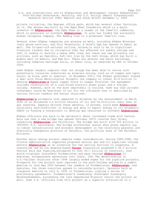 Attack on Afghanistan Formalised before 9/11: was Key to Unlock Route to Gas and Oil from Central Asian Republics.