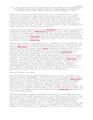 Attack on Afghanistan Formalised before 9/11: was Key to Unlock Route to Gas and Oil from Central Asian Republics.