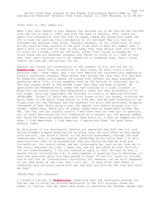 Attack on Afghanistan Formalised before 9/11: was Key to Unlock Route to Gas and Oil from Central Asian Republics.