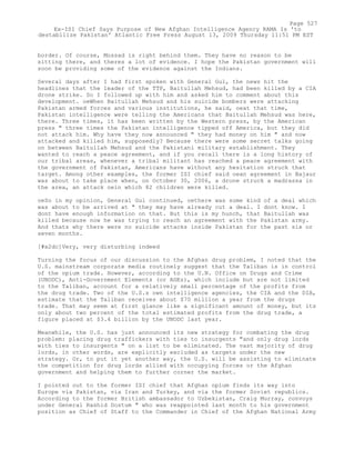 Attack on Afghanistan Formalised before 9/11: was Key to Unlock Route to Gas and Oil from Central Asian Republics.