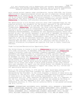Attack on Afghanistan Formalised before 9/11: was Key to Unlock Route to Gas and Oil from Central Asian Republics.
