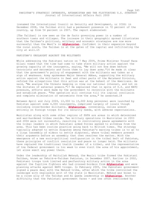 Attack on Afghanistan Formalised before 9/11: was Key to Unlock Route to Gas and Oil from Central Asian Republics.