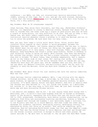 Attack on Afghanistan Formalised before 9/11: was Key to Unlock Route to Gas and Oil from Central Asian Republics.