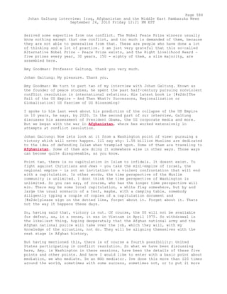 Attack on Afghanistan Formalised before 9/11: was Key to Unlock Route to Gas and Oil from Central Asian Republics.