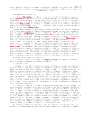 Attack on Afghanistan Formalised before 9/11: was Key to Unlock Route to Gas and Oil from Central Asian Republics.