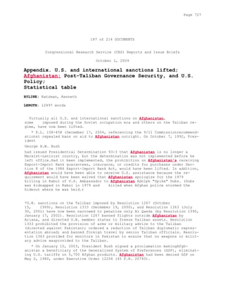Attack on Afghanistan Formalised before 9/11: was Key to Unlock Route to Gas and Oil from Central Asian Republics.