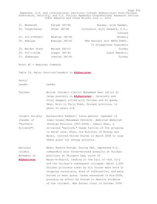 Attack on Afghanistan Formalised before 9/11: was Key to Unlock Route to Gas and Oil from Central Asian Republics.