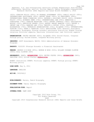 Attack on Afghanistan Formalised before 9/11: was Key to Unlock Route to Gas and Oil from Central Asian Republics.