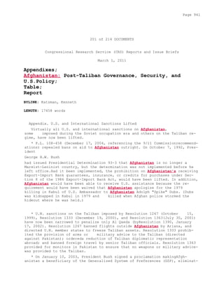 Attack on Afghanistan Formalised before 9/11: was Key to Unlock Route to Gas and Oil from Central Asian Republics.