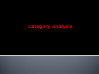 Category Analysis
Market: Afghanistan
Media : Electronic
Period : December 2013

 