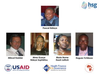 Miloud Kaddar
Pascal Ndiaye
Mme Gueye
Ndeye Sophiétou
Marie Nome
Essoh Lattroh
Hugues Tchibozo
 