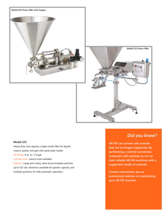 All Fill Auger Capabilities | PDF