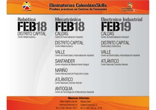 Afiche Colombian Skills   Etapa B