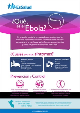 Afiche ebola