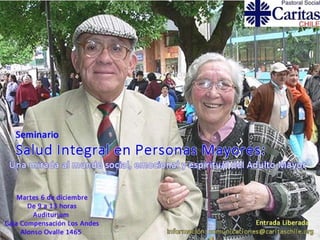 Seminario Salud Integral en personas mayores