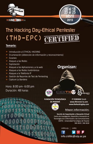 Certificación THD.- EPC