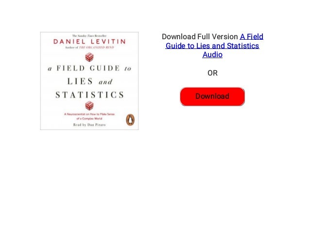 a field guide to lies and statistics pdf free download