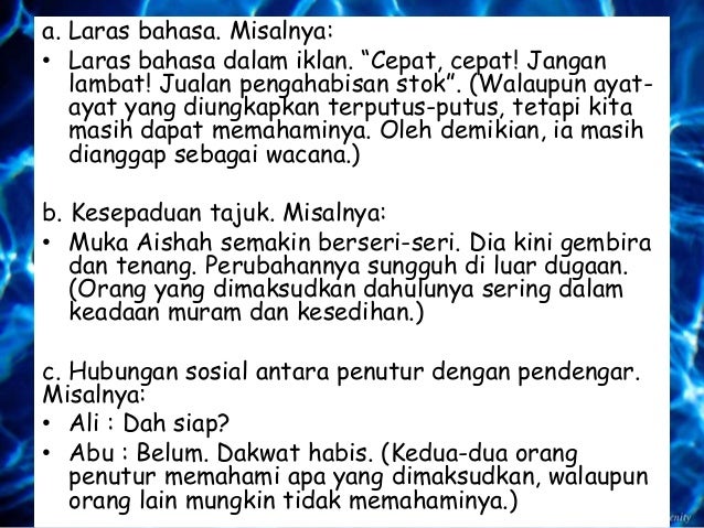 WACANA PENULISAN; KEUTUHAN WACANA