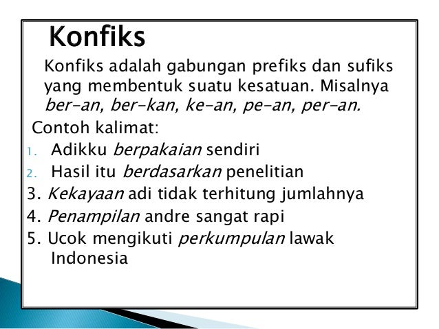 afiksasi bahasa indonesia