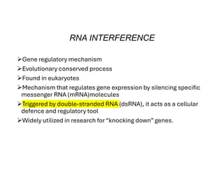 Mechanism of siRNA Mediated Gene Silencing | PDF