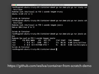 https://github.com/wsilva/container-from-scratch-demo
 