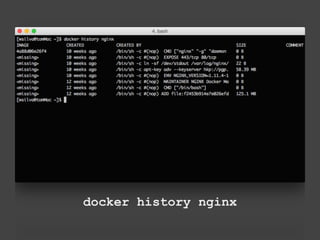 docker history nginx
 