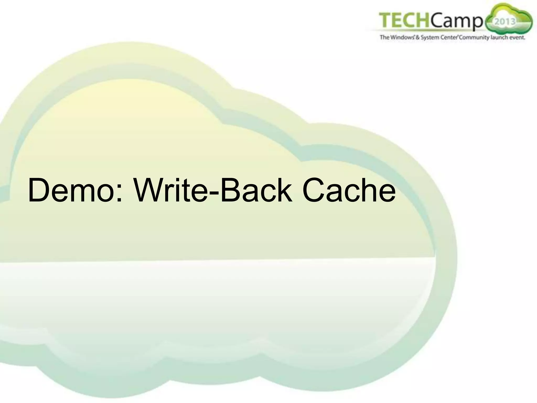 Demo: Write-Back Cache

 
