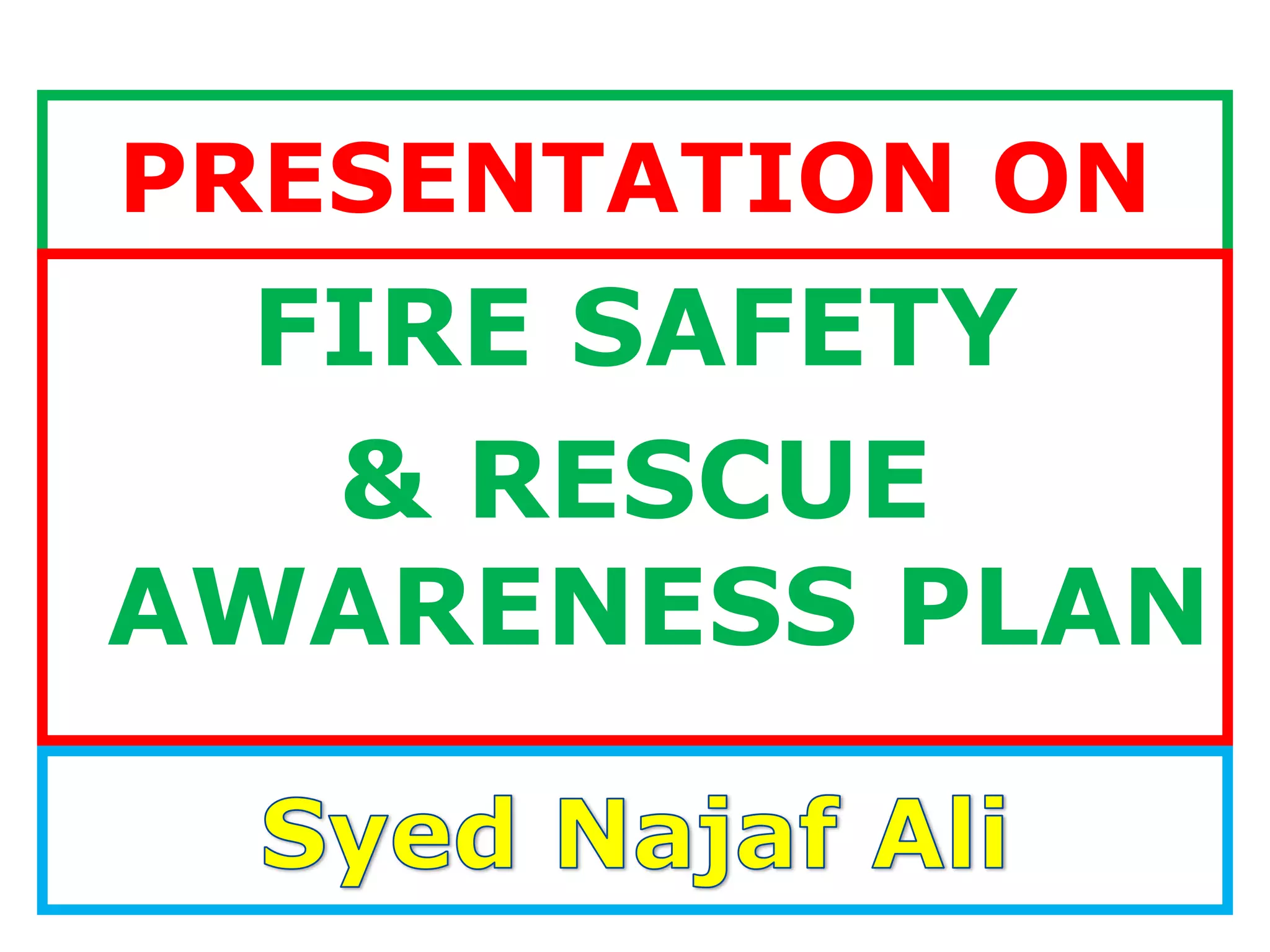A fire training hindi PPT