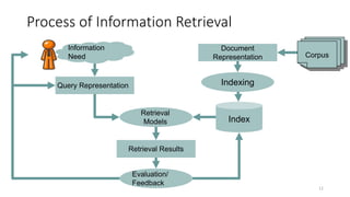 Information Retrieval Fundamentals - An introduction | PDF