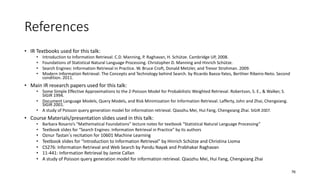 Information Retrieval Fundamentals - An introduction | PDF