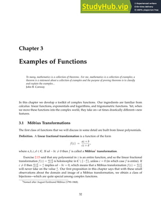 A First Course In Complex Analysis | PDF