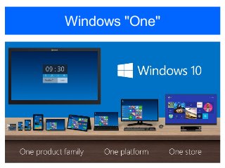 Windows "One"